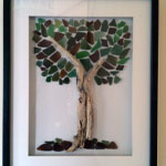 Green Seaglass Earrings