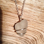 Green Seaglass Earrings